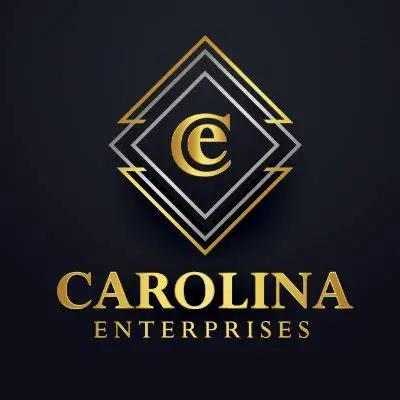 Carolina Enterprises Inc gold and silver diamond monogram logo